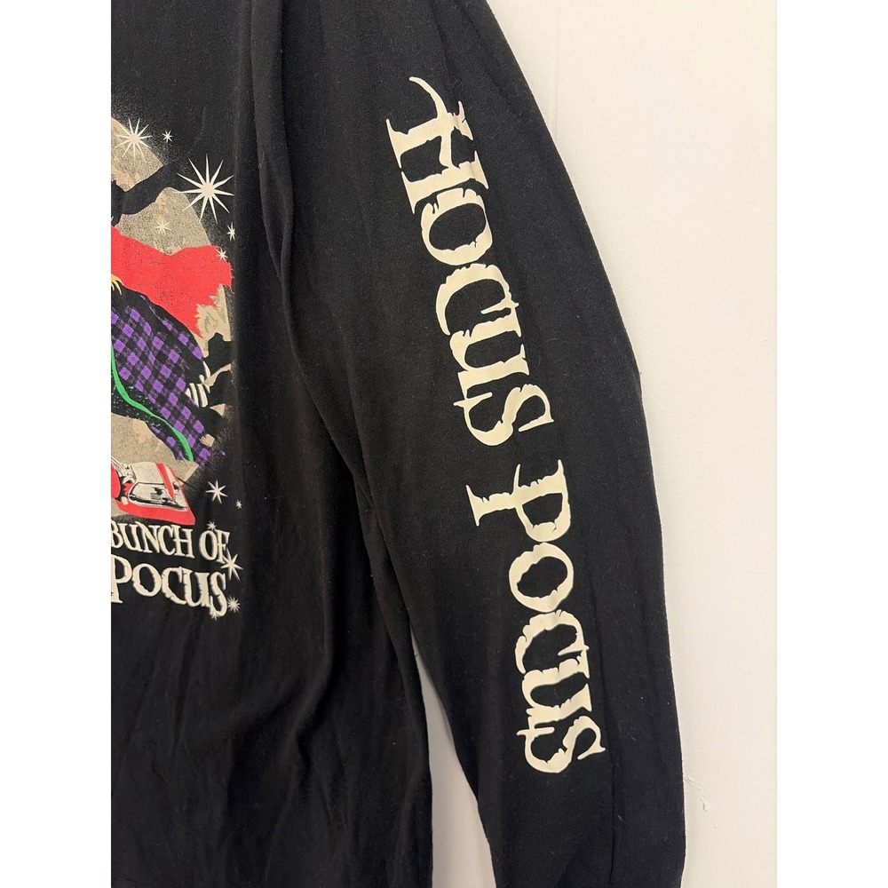 Disney Hocus Pocus Long Sleeve Tee Women 1X Sanderson Sisters Glow In The‎ Dark - Picture 3 of 6